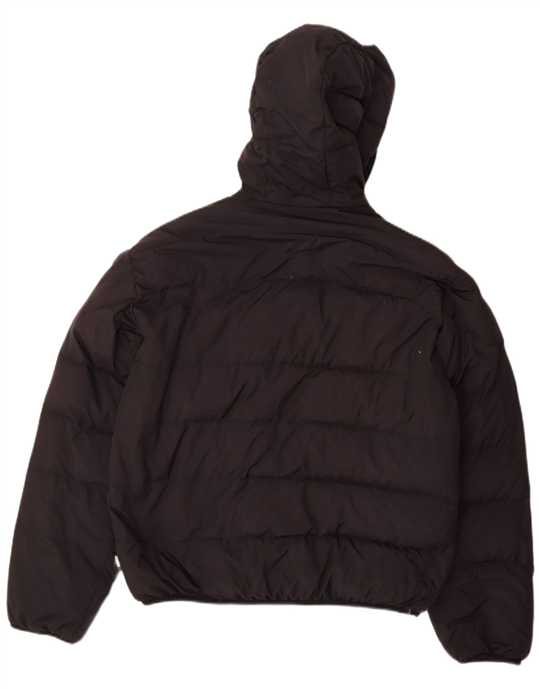 Sergio Tacchini Mens Hooded Padded Jacket UK 40 Large Black Polyester