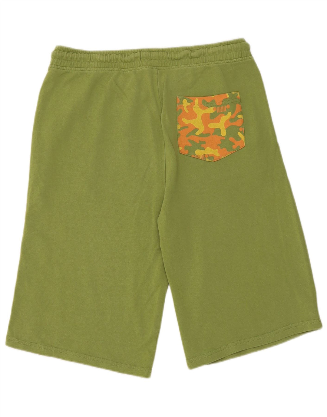 Jeep Mens Graphic Sport Shorts Medium  Green Cotton