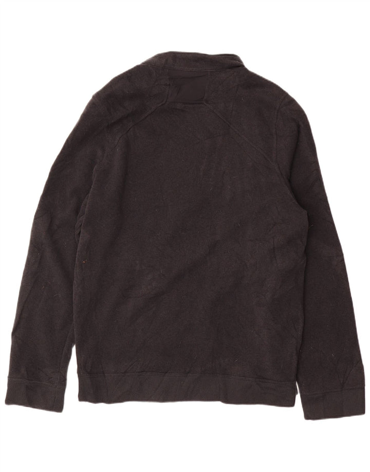 Under Armour Mens Zip Neck Sweatshirt Jumper XL Grey Polyester