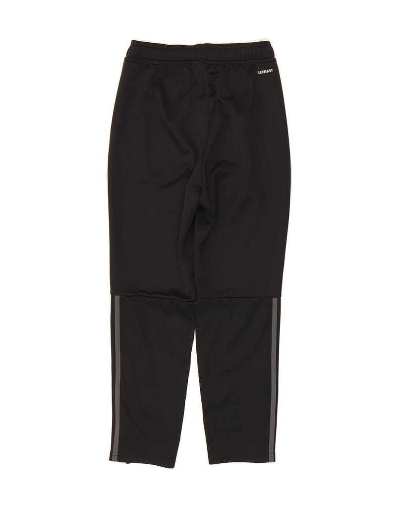 ADIDAS Boys Tracksuit Trousers 11-12 Years  Black Polyester Vintage Adidas and Second-Hand Adidas from Messina Hembry 