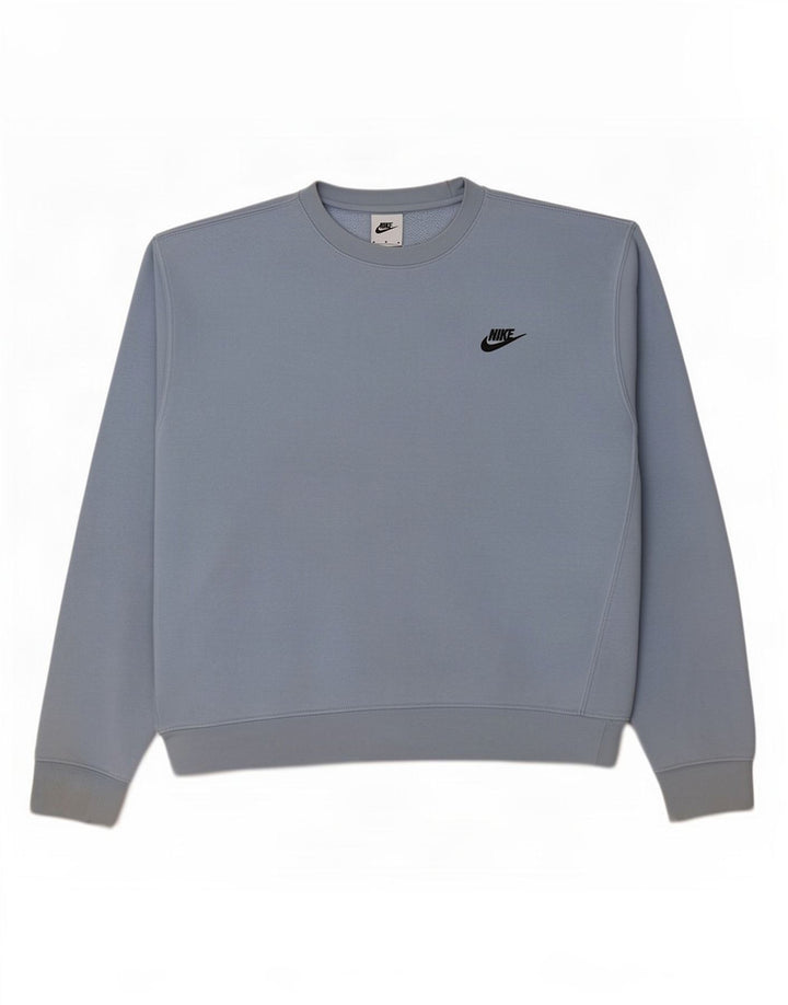 Nike Mens Sweatshirt Jumper Medium Blue Cotton