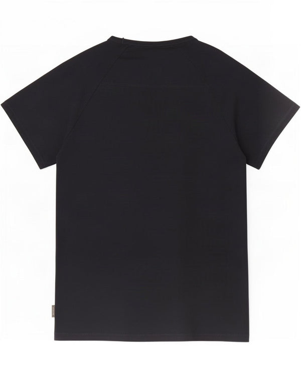 Fcuk Womens T-Shirt Top UK 18 XL Black Cotton