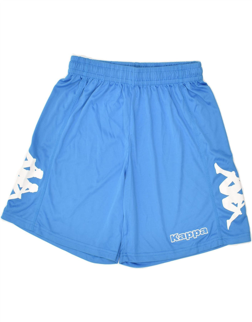 KAPPA Mens Graphic Sport Shorts Small Blue Polyester | Vintage Kappa | Thrift | Second-Hand Kappa | Used Clothing | Messina Hembry 