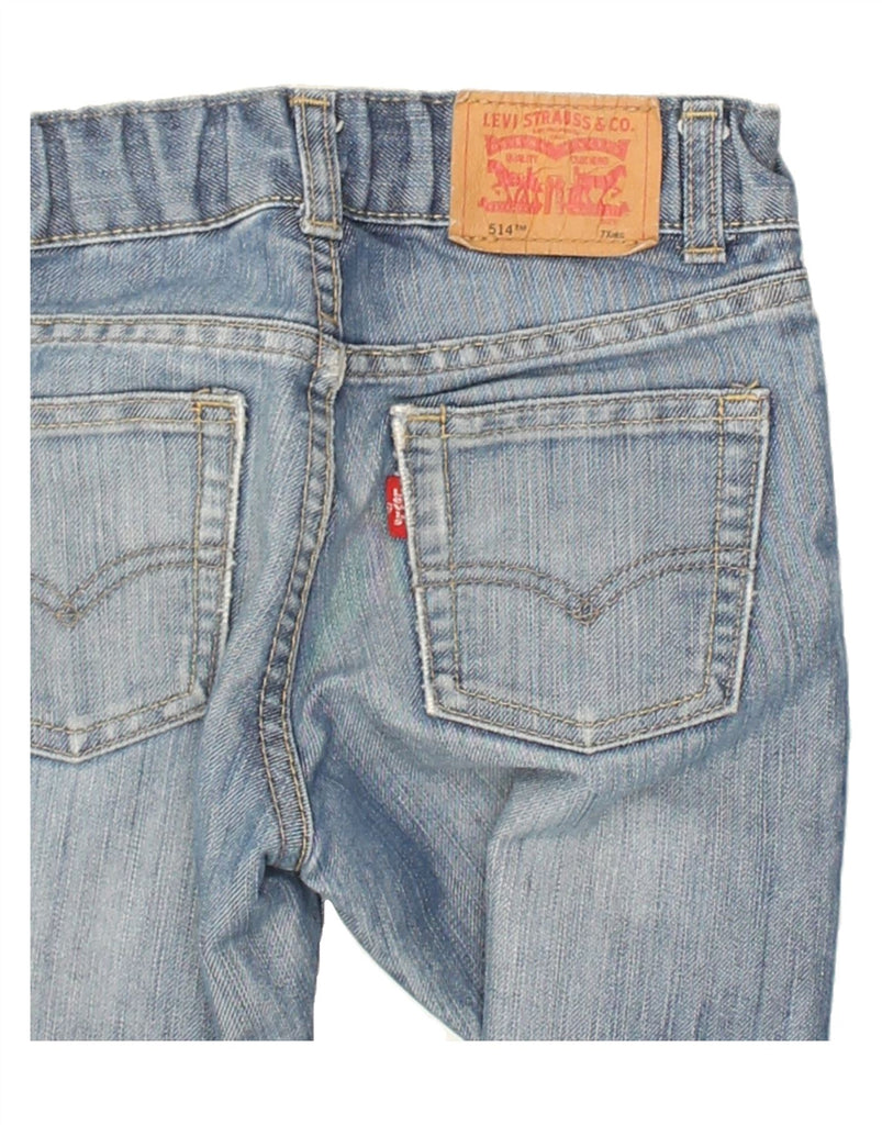 LEVI'S Boys 514 Straight Jeans 6-7 Years W22 L20  Blue Cotton | Vintage Levi's | Thrift | Second-Hand Levi's | Used Clothing | Messina Hembry 