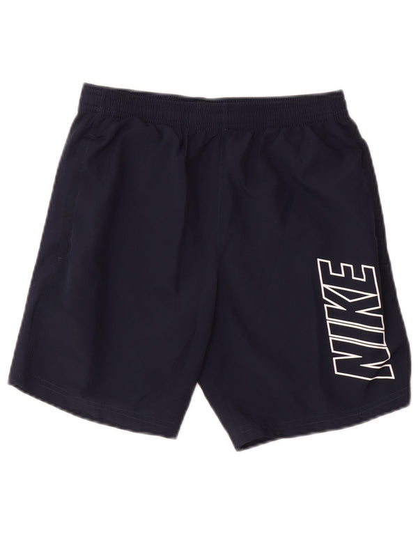 Nike Boys Dri Fit Graphic Sport Shorts 10-11 Years Medium Navy Blue