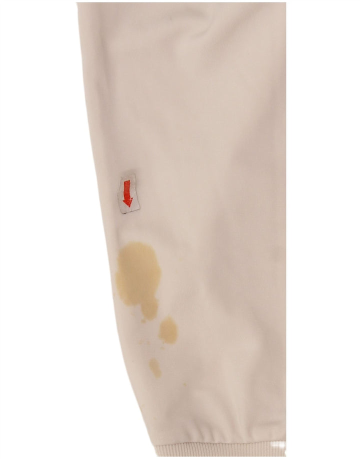 FILA Womens Tracksuit Top Jacket UK 12 Medium White Polyester