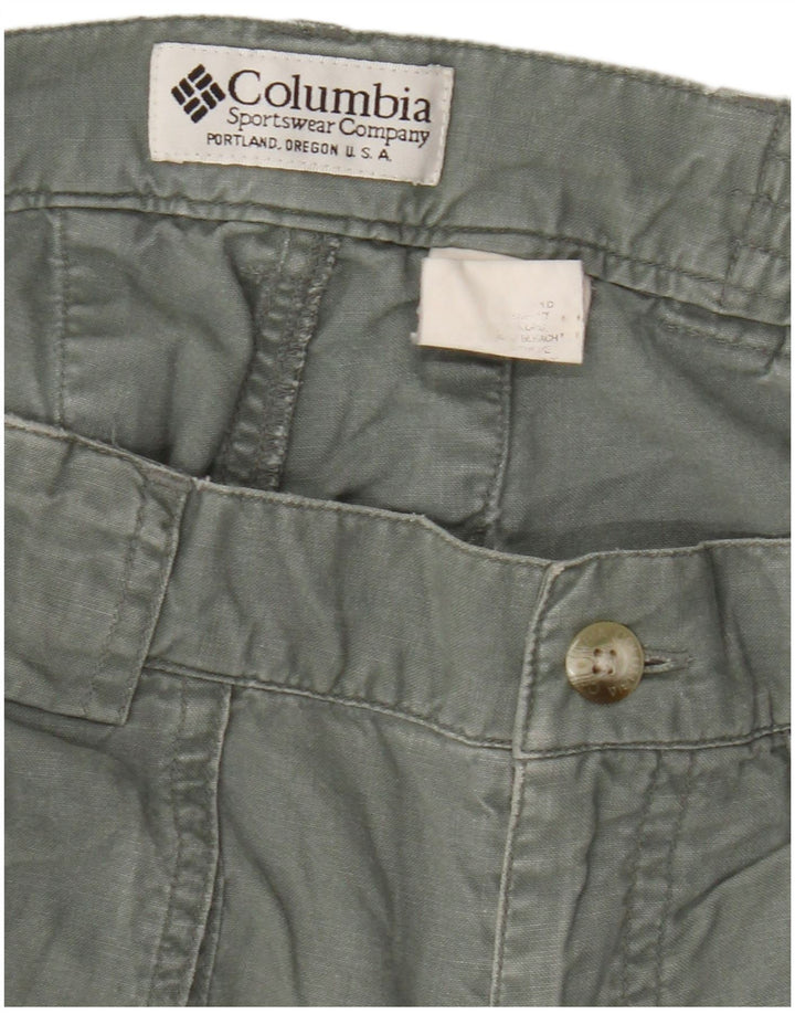 Columbia Womens Cargo Shorts W28 Medium Khaki