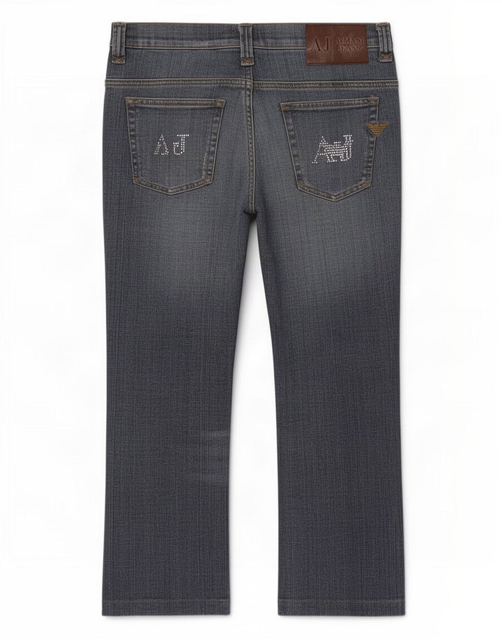 Armani Womens Capri Jeans W28 L22 Blue Cotton
