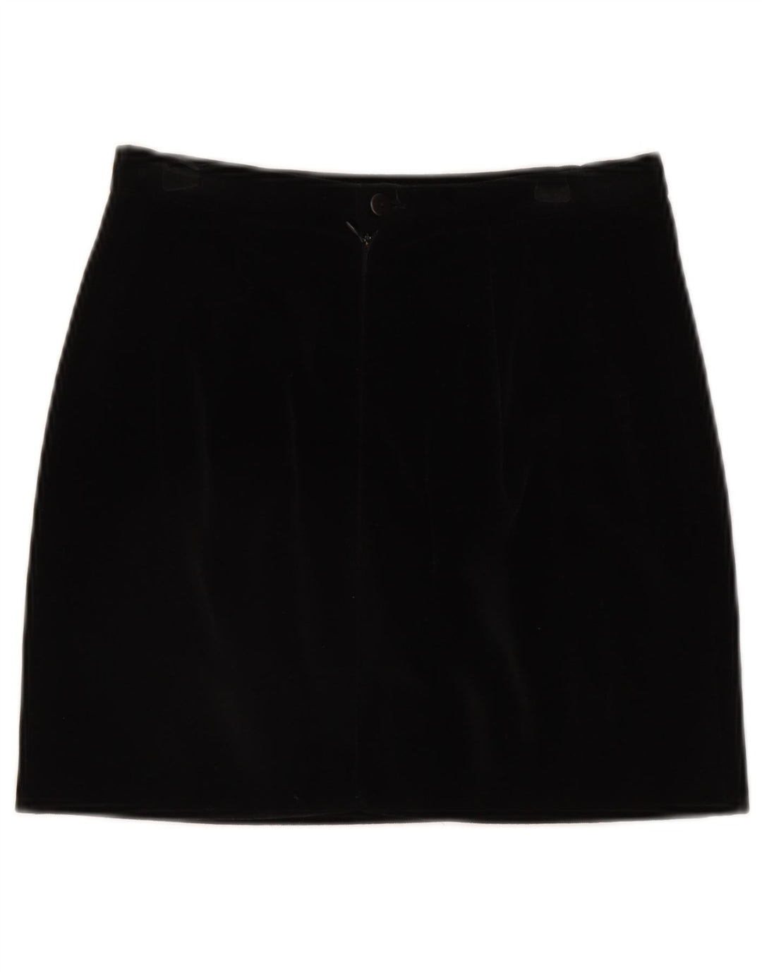 Elizabeth Ascot Womens Velvet Mini Skirt IT 42 Medium W28 Black