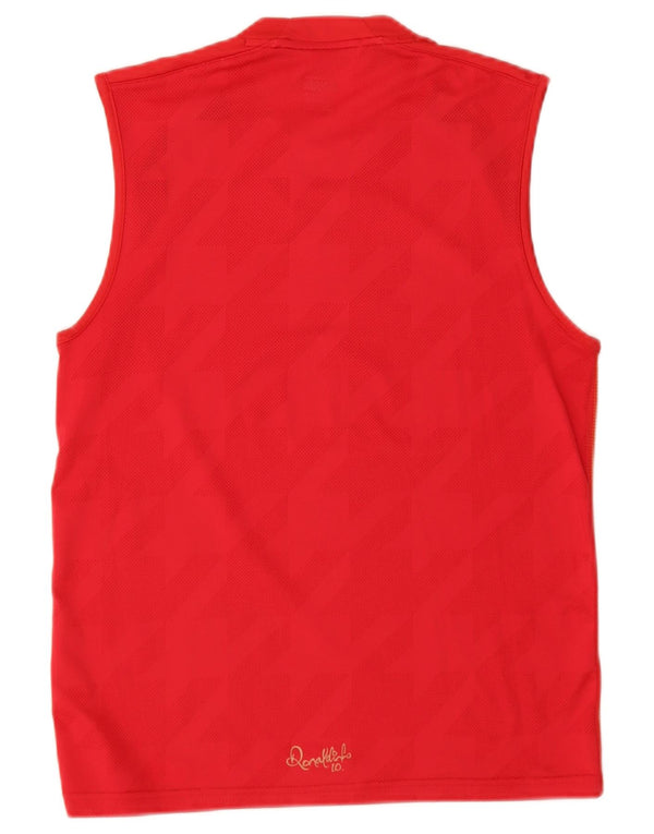 Nike Boys Ronaldinho 10 Vest Top 12-13 Years Large Red Colourblock
