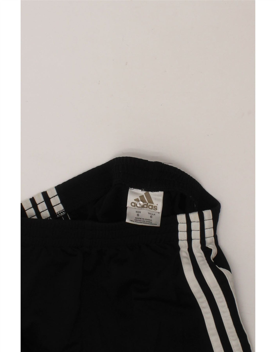 ADIDAS Boys Sport Shorts 5-6 Years  Black Polyester Vintage Adidas and Second-Hand Adidas from Messina Hembry 