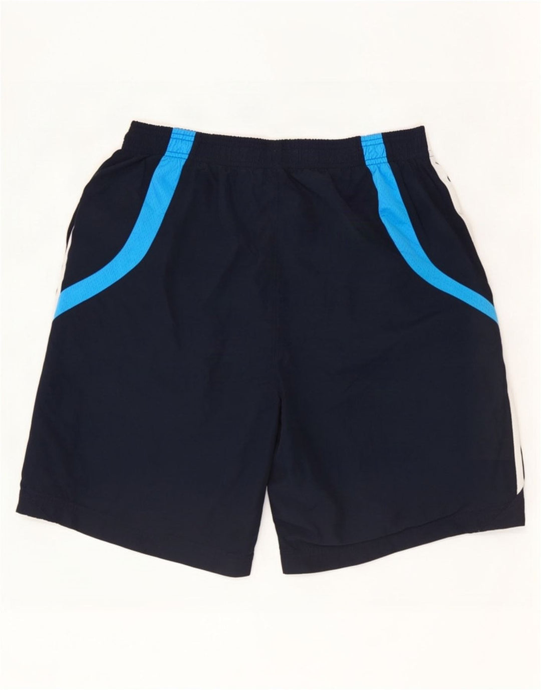Adidas Mens Sport Shorts Large Navy Blue Colourblock Polyester
