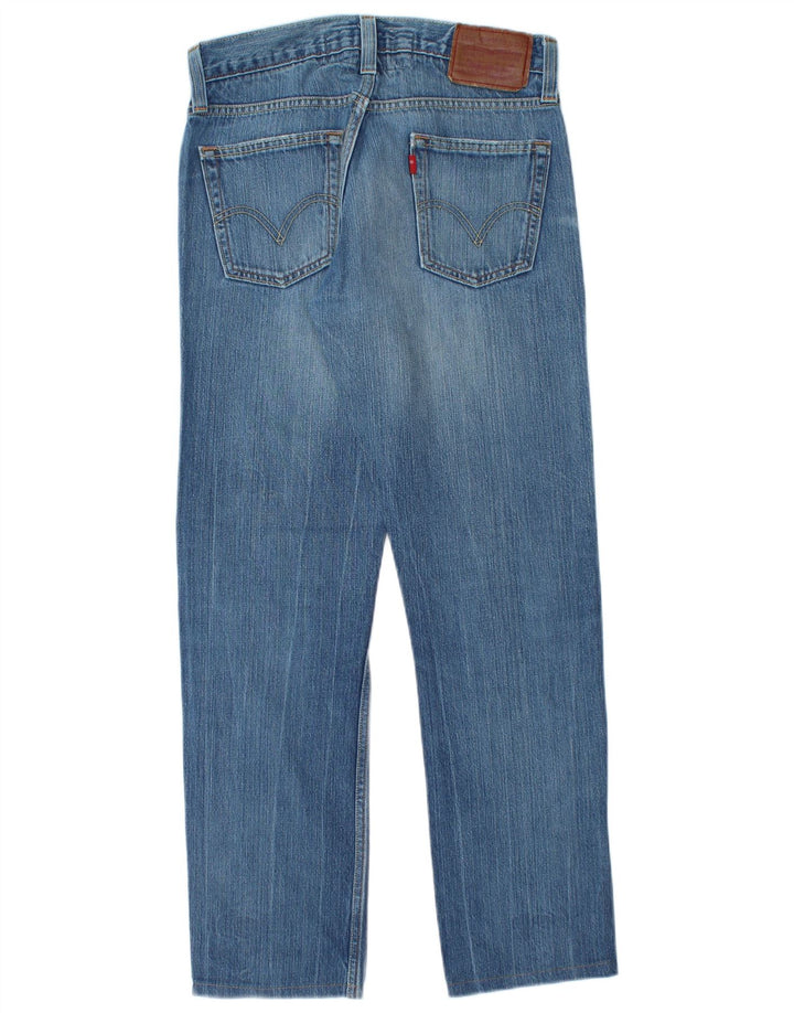 Levi's Mens 514 Straight Jeans W30 L30 Blue Cotton