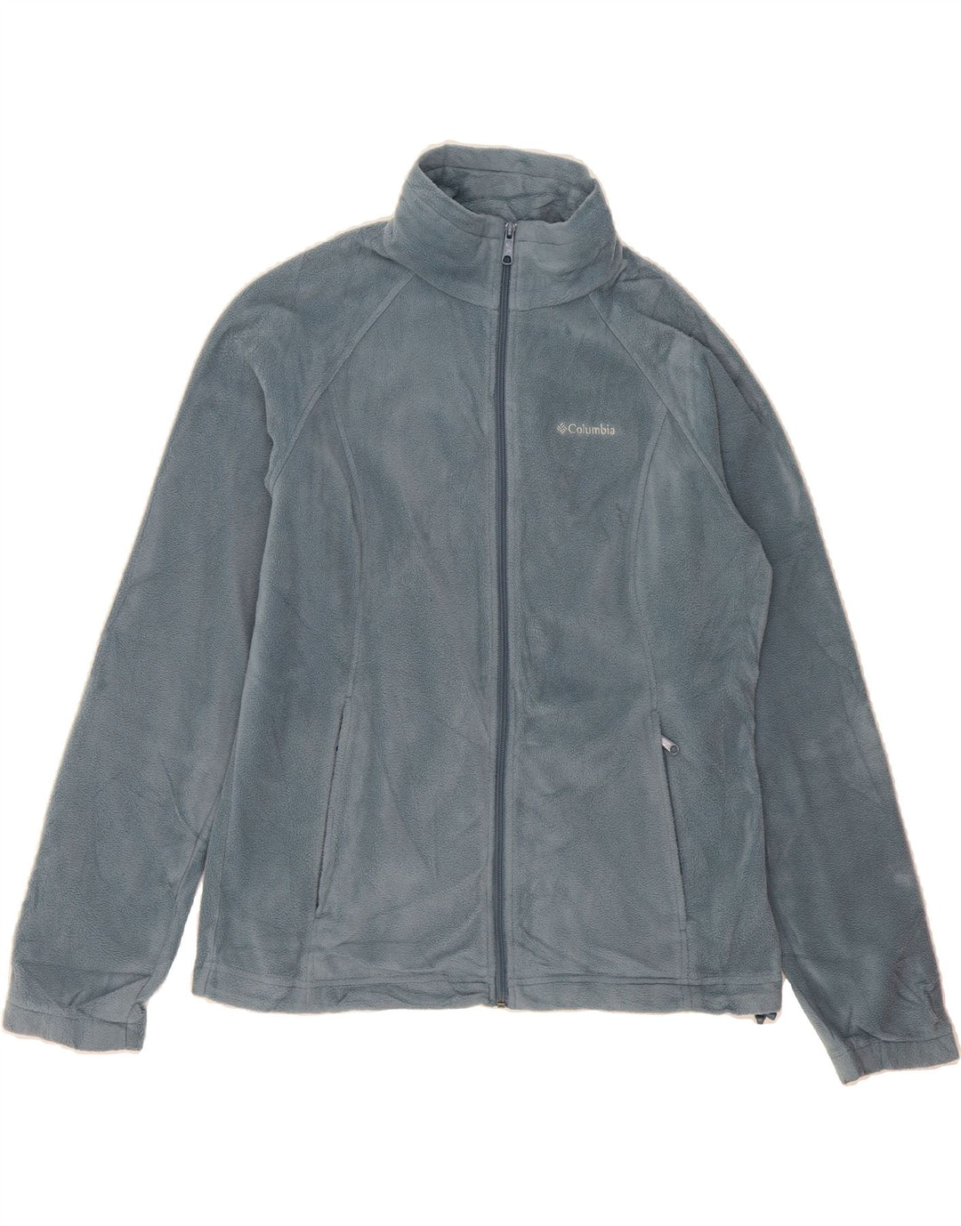 COLUMBIA Mens Fleece Jacket UK 40 Large Blue Polyester Vintage Columbia and Second-Hand Columbia from Messina Hembry 