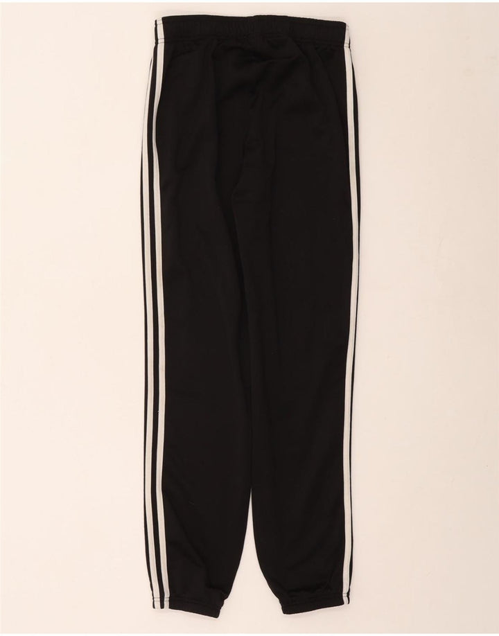 ADIDAS Boys Tracksuit Trousers Joggers 13-14 Years  Black Polyester