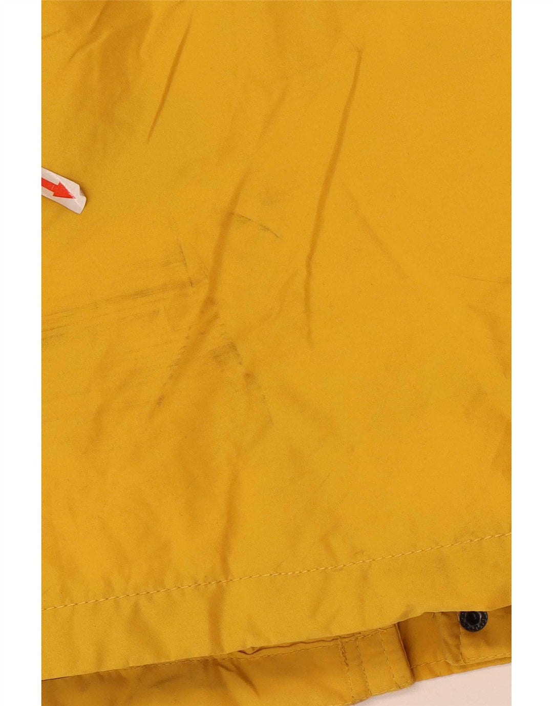 Jack & Jones Mens Hooded Parka Jacket UK 46 3XL Yellow Polyester