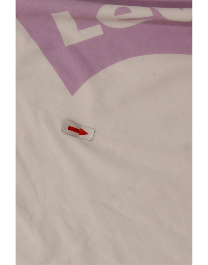 LEVI'S Womens Graphic T-Shirt Top UK 10 Small White