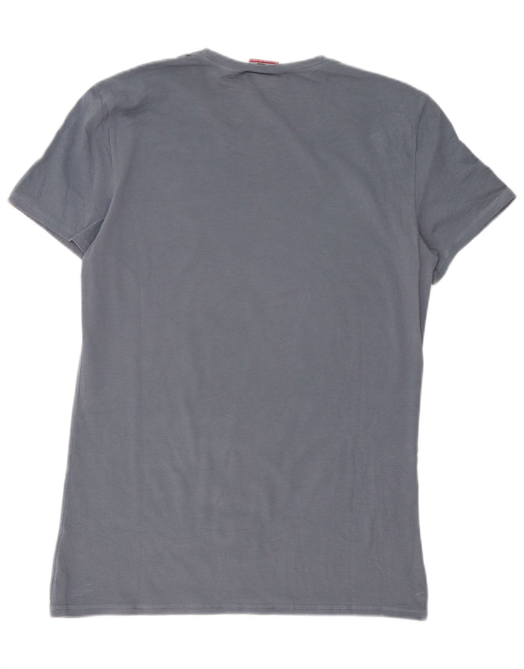 Fila Mens T-Shirt Top Large Blue Cotton