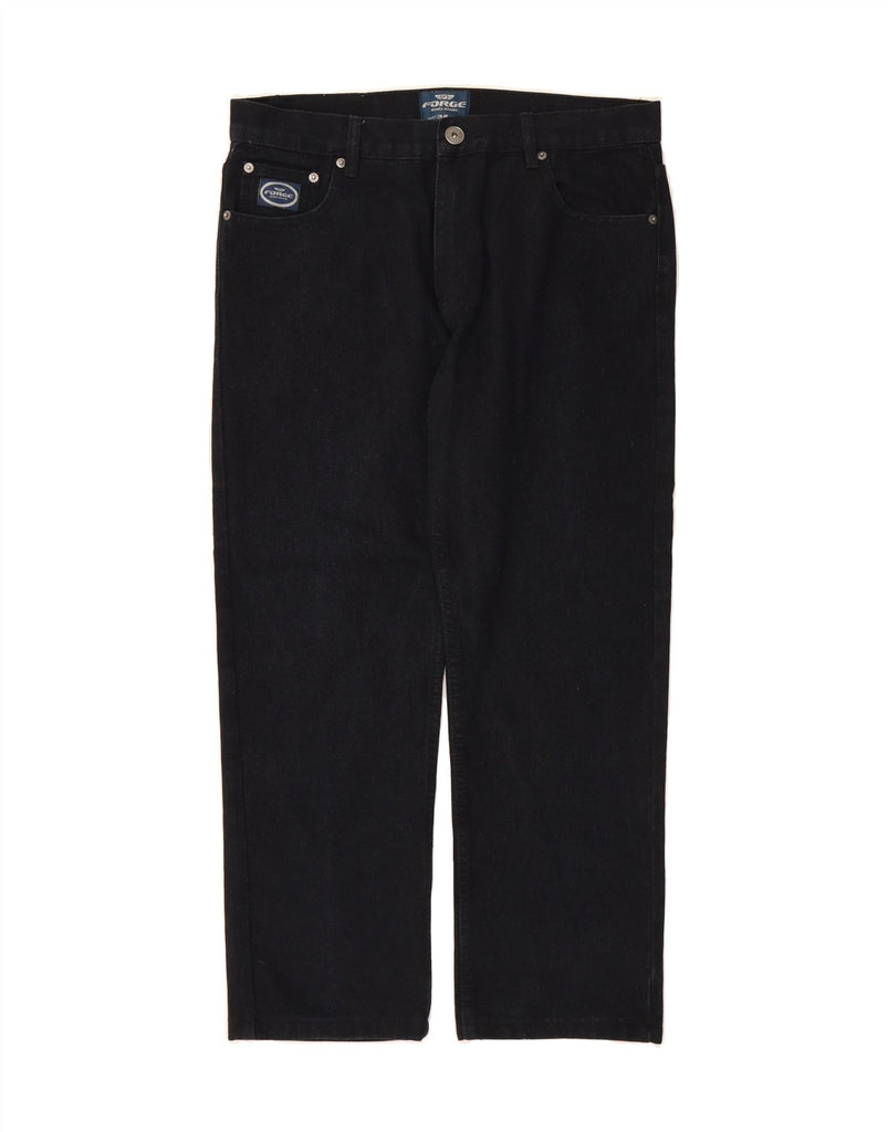 FORGE Mens Straight Jeans W34 L28  Black Cotton Vintage Forge and Second-Hand Forge from Messina Hembry 