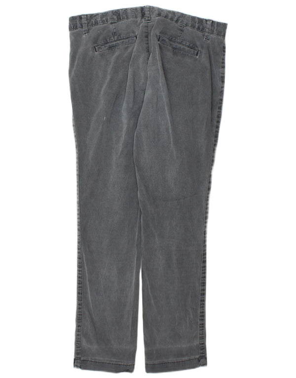 Gap Womens Straight Chino Trousers US 8 Medium W30 L27 Grey Cotton