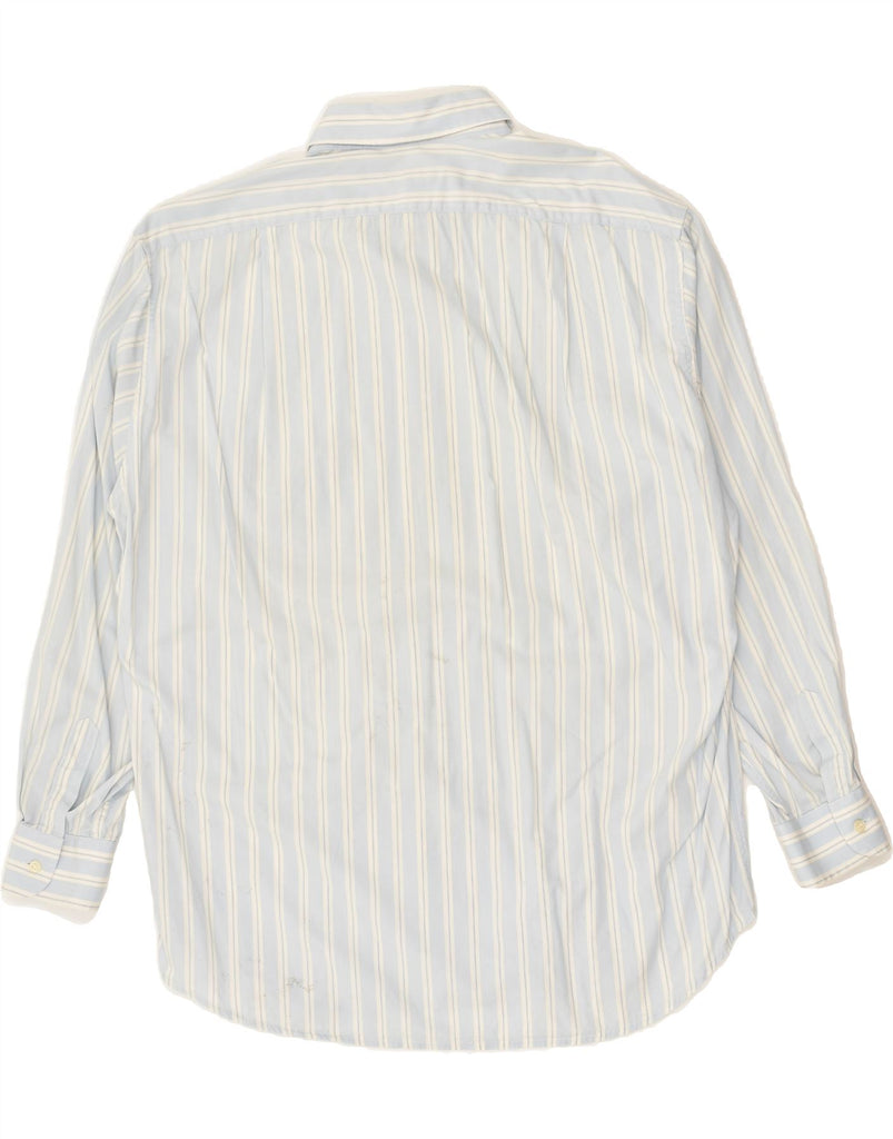 MASSIMO DUTTI Mens Shirt Large Blue Striped Cotton | Vintage Massimo Dutti | Thrift | Second-Hand Massimo Dutti | Used Clothing | Messina Hembry 