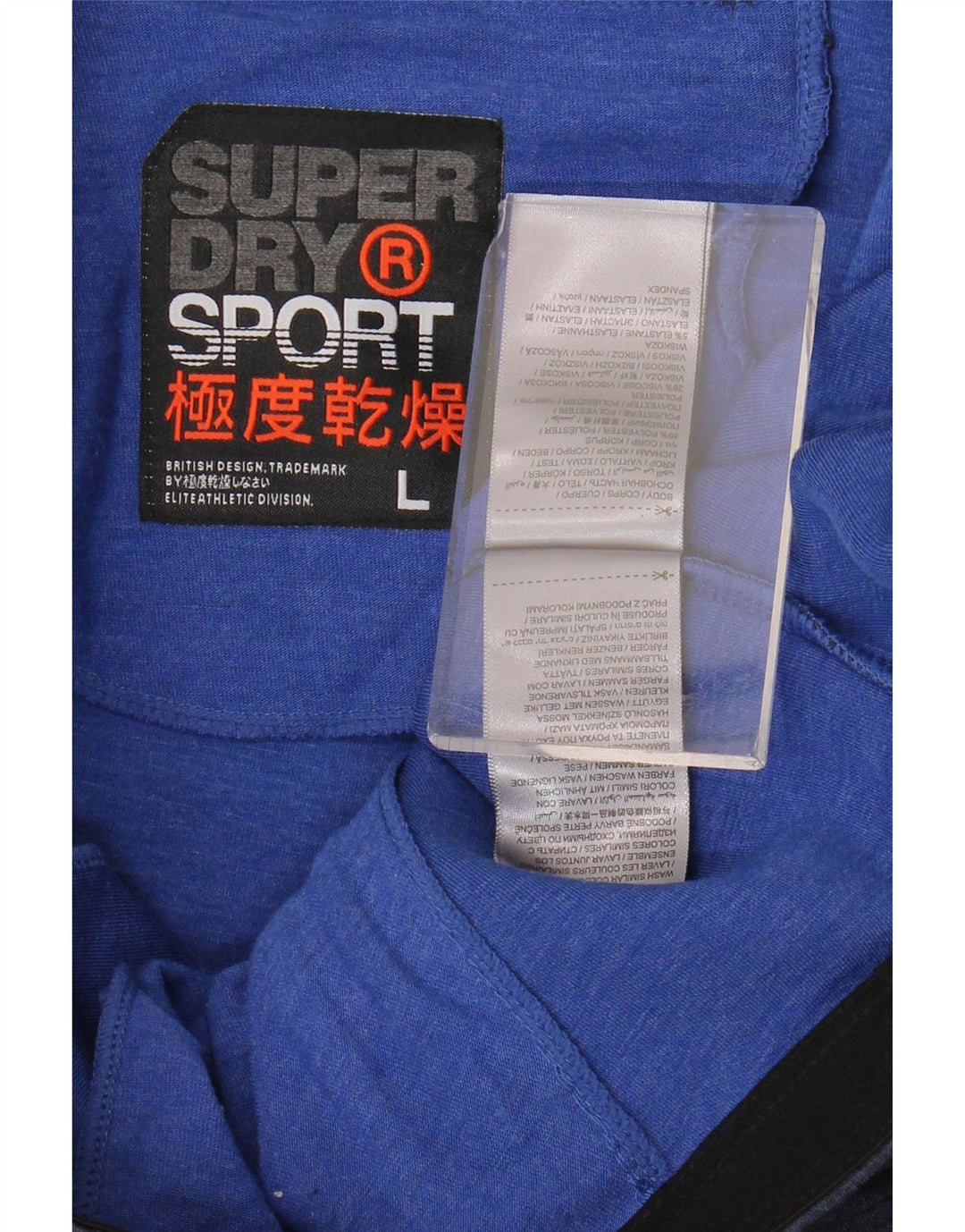 Superdry Mens Sport Shorts Large  Navy Blue Polyester