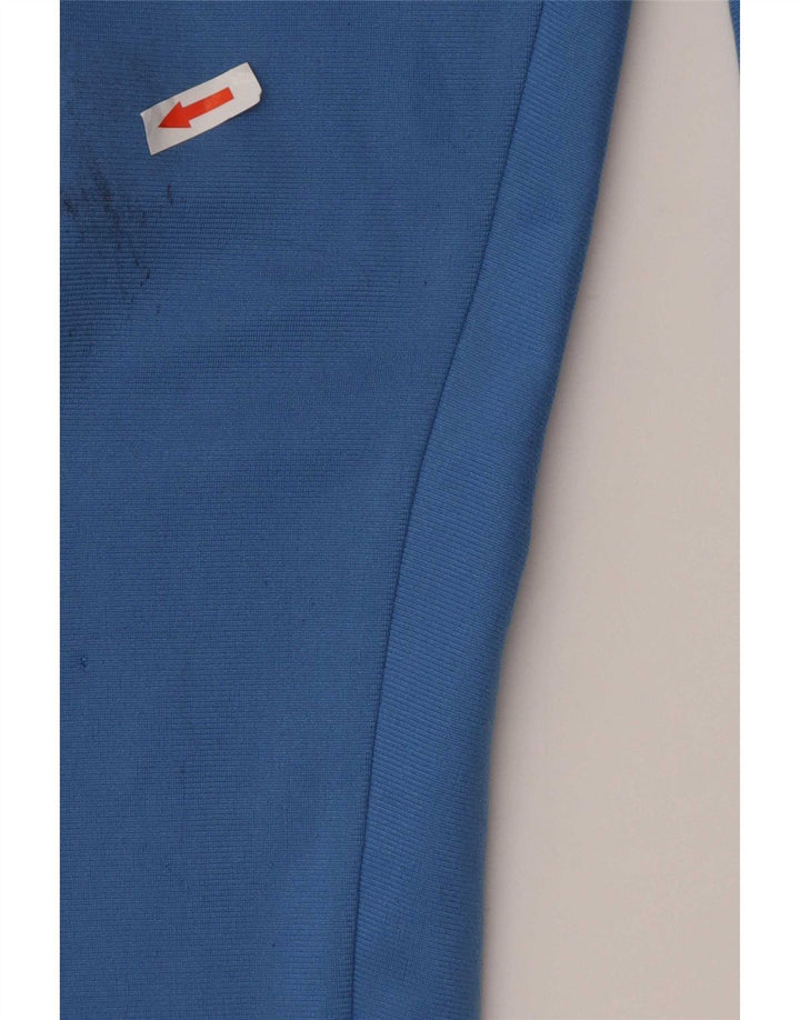 Reebok Mens Tracksuit Trousers Large Blue Colourblock Polyester