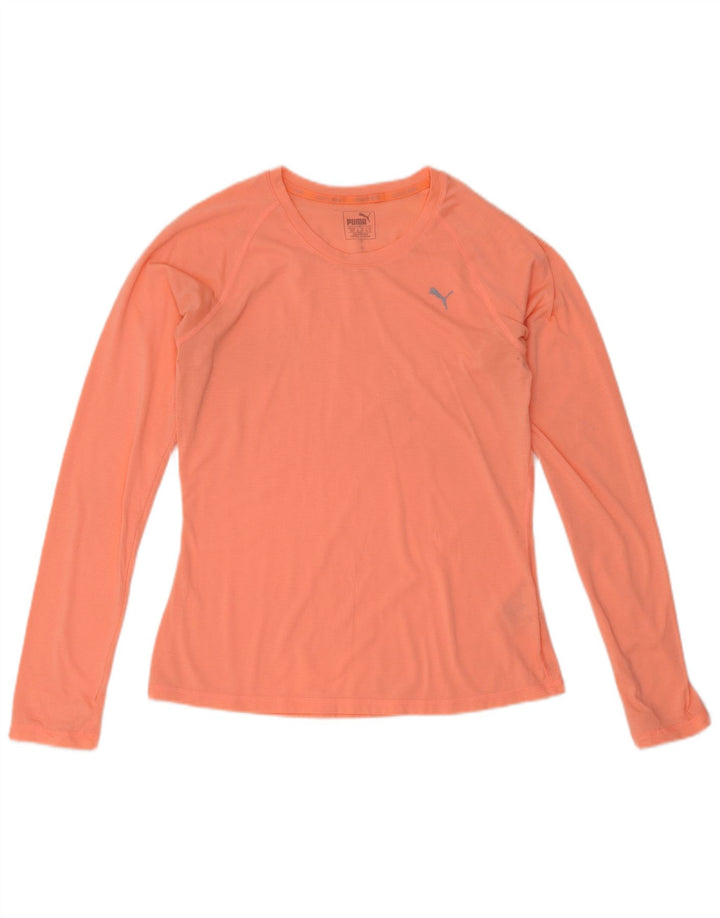 PUMA Womens Top Long Sleeve UK 12 Medium Pink