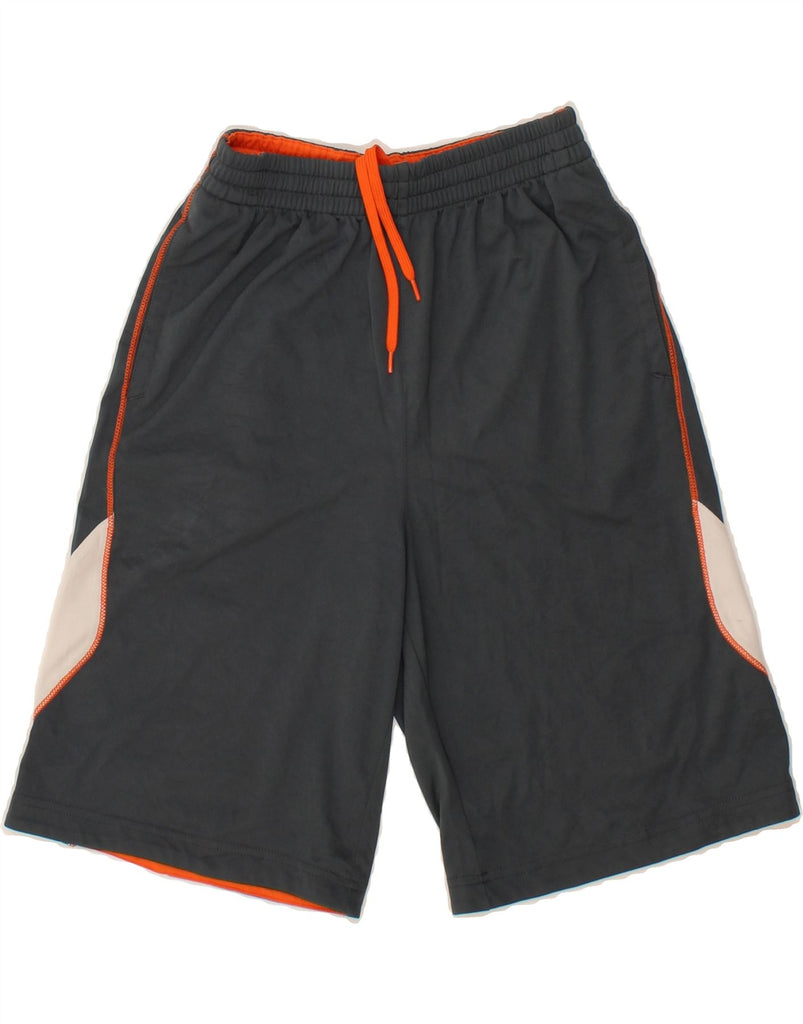 ADIDAS Boys Bermuda Sport Shorts 10-11 Years Medium Grey Colourblock Vintage Adidas and Second-Hand Adidas from Messina Hembry 