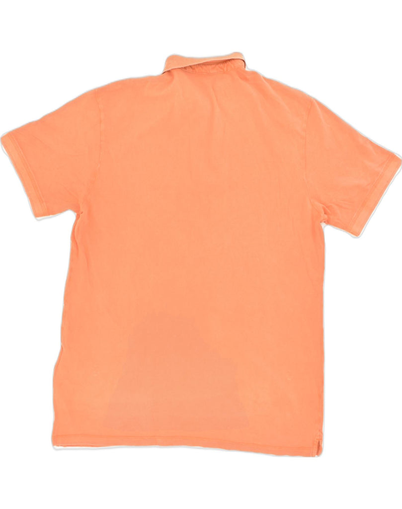 GAS Mens Slim Fit Polo Shirt 2XL Orange Cotton | Vintage Gas | Thrift | Second-Hand Gas | Used Clothing | Messina Hembry 