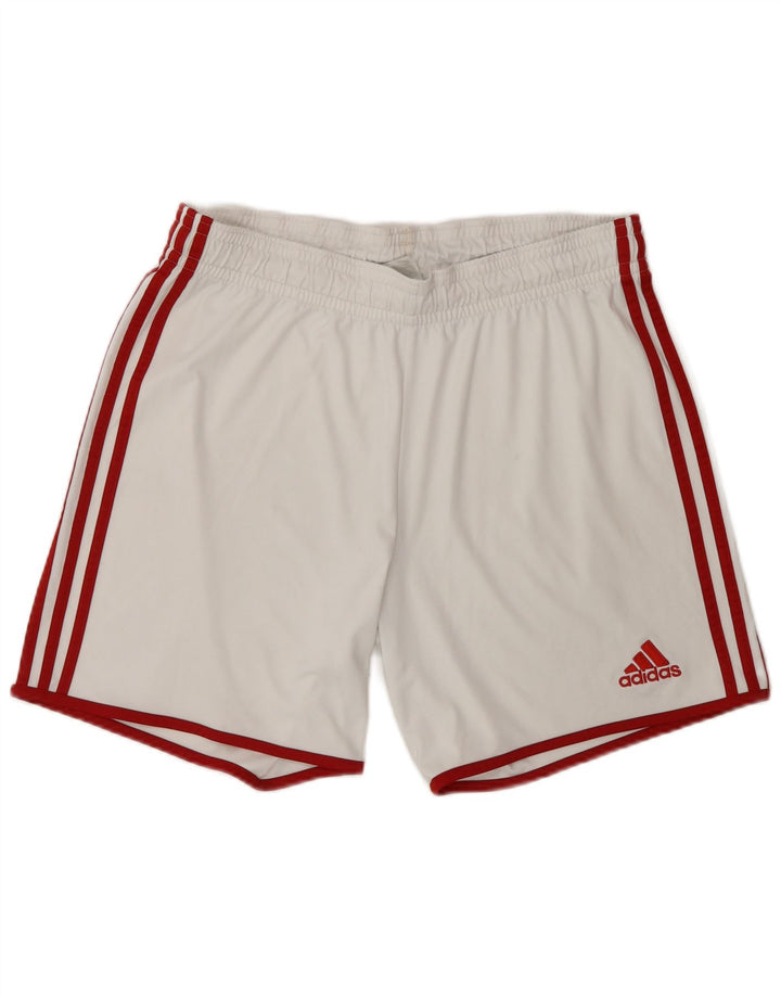 Adidas Mens Climalite Sport Shorts Large  White Polyester