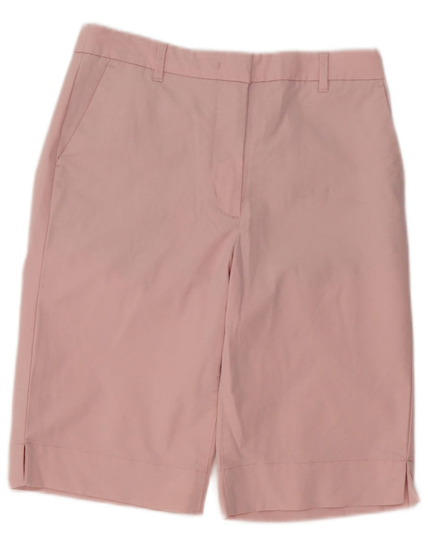 Marks & Spencer Womens Chino Shorts UK 6 XS W26 Pink Cotton