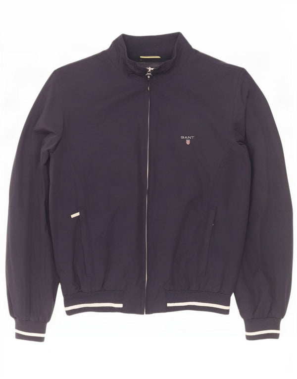 Gant Mens Bomber Jacket UK 40 Large Navy Blue