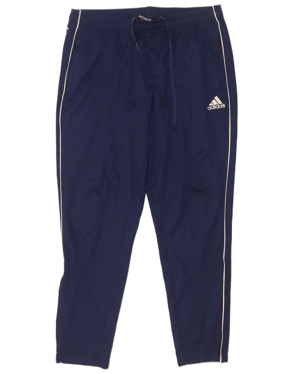 Adidas Mens Aeroready Tracksuit Trousers XL Navy Blue Polyester