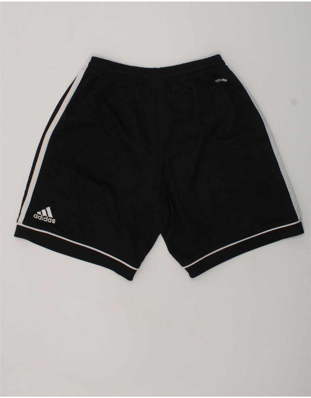 ADIDAS Boys Climalite Sport Shorts 11-12 Years Black Polyester | Vintage Adidas | Thrift | Second-Hand Adidas | Used Clothing | Messina Hembry 