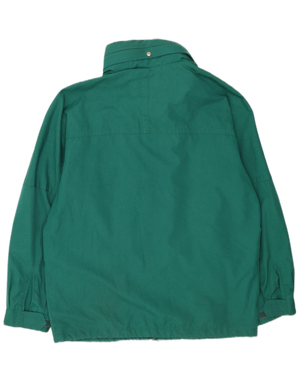 Fila Mens Graphic Hooded Utility Jacket IT 50 Large Green Polyester