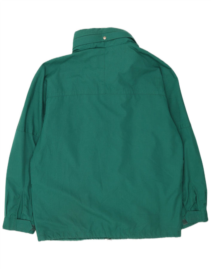 Fila Mens Graphic Hooded Utility Jacket IT 50 Large Green Polyester