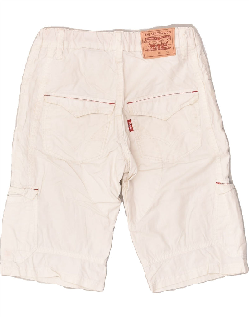 LEVI'S Boys Cargo Shorts 4-5 Years W24  White | Vintage Levi's | Thrift | Second-Hand Levi's | Used Clothing | Messina Hembry 