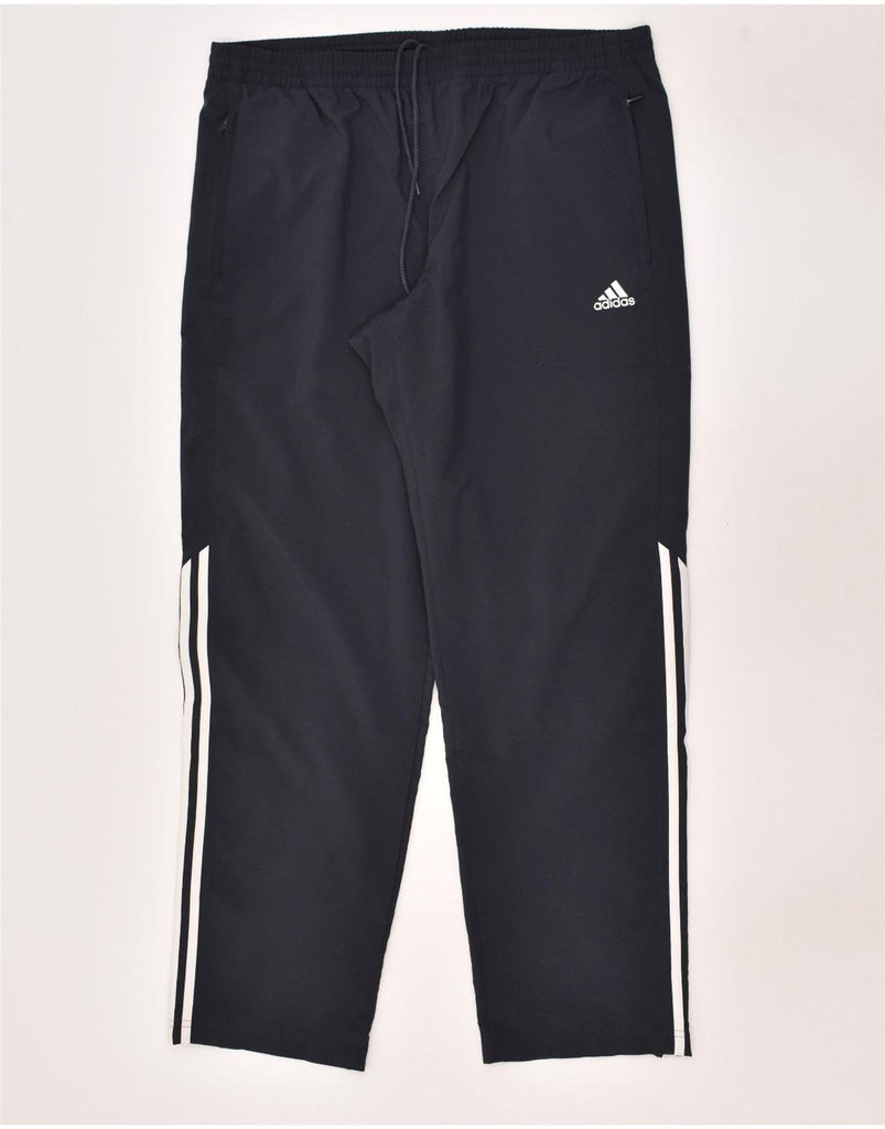 ADIDAS Mens Clima 365 Tracksuit Trousers Large Navy Blue | Vintage Adidas | Thrift | Second-Hand Adidas | Used Clothing | Messina Hembry 