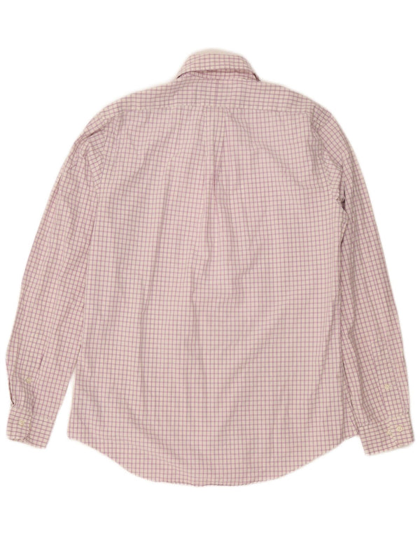 POLO RALPH LAUREN Mens Custom Fit Shirt Size 39 15 1/2 Medium Purple Check