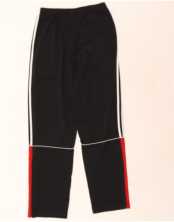 Adidas Boys Tracksuit Trousers 13-14 Years  Black Colourblock Polyester