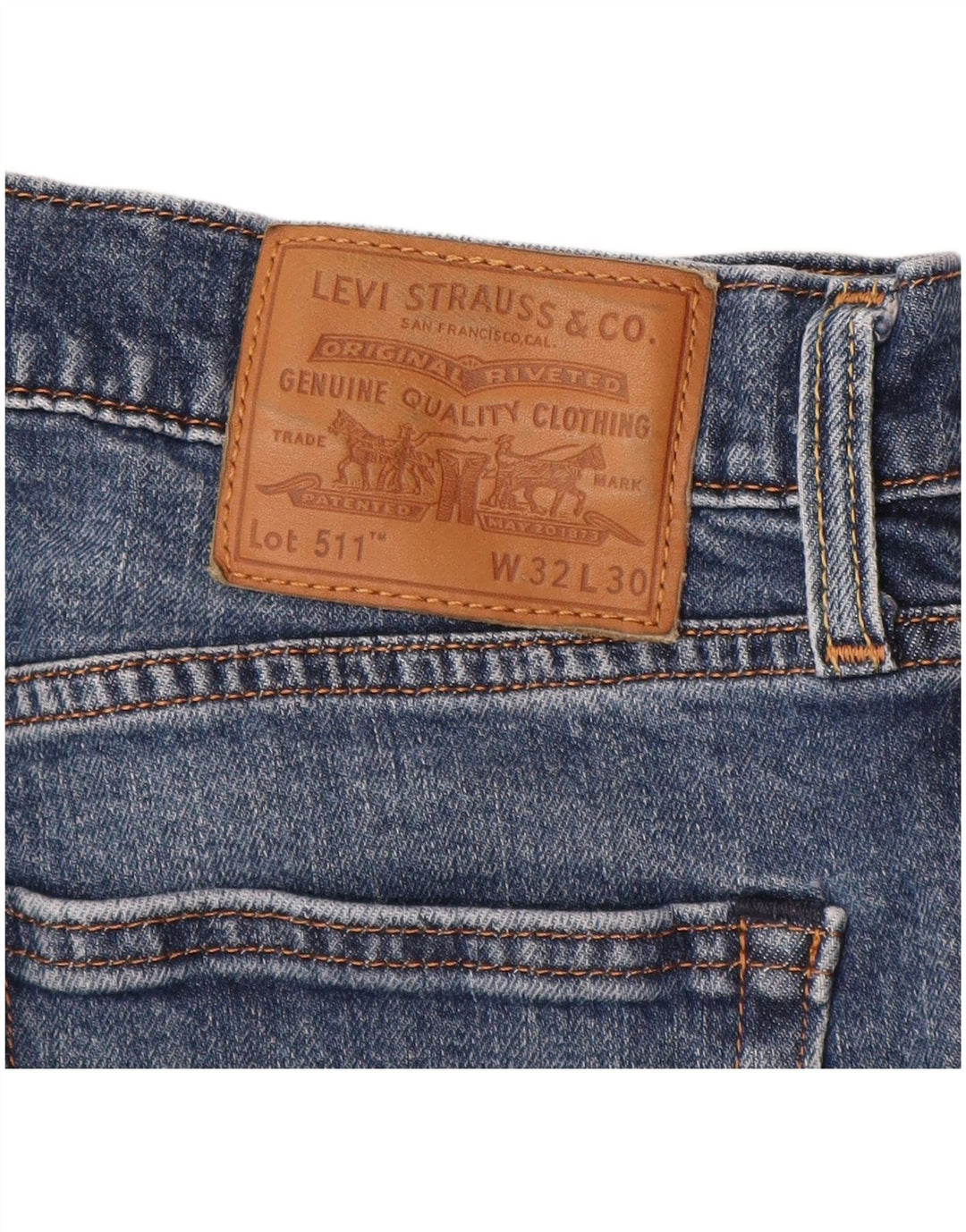 LEVI'S Mens Slim Jeans W32 L30 Blue