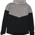 Nike Womens Therma-Fit Roll Neck Sweatshirt Jumper Small Grey Colourblock