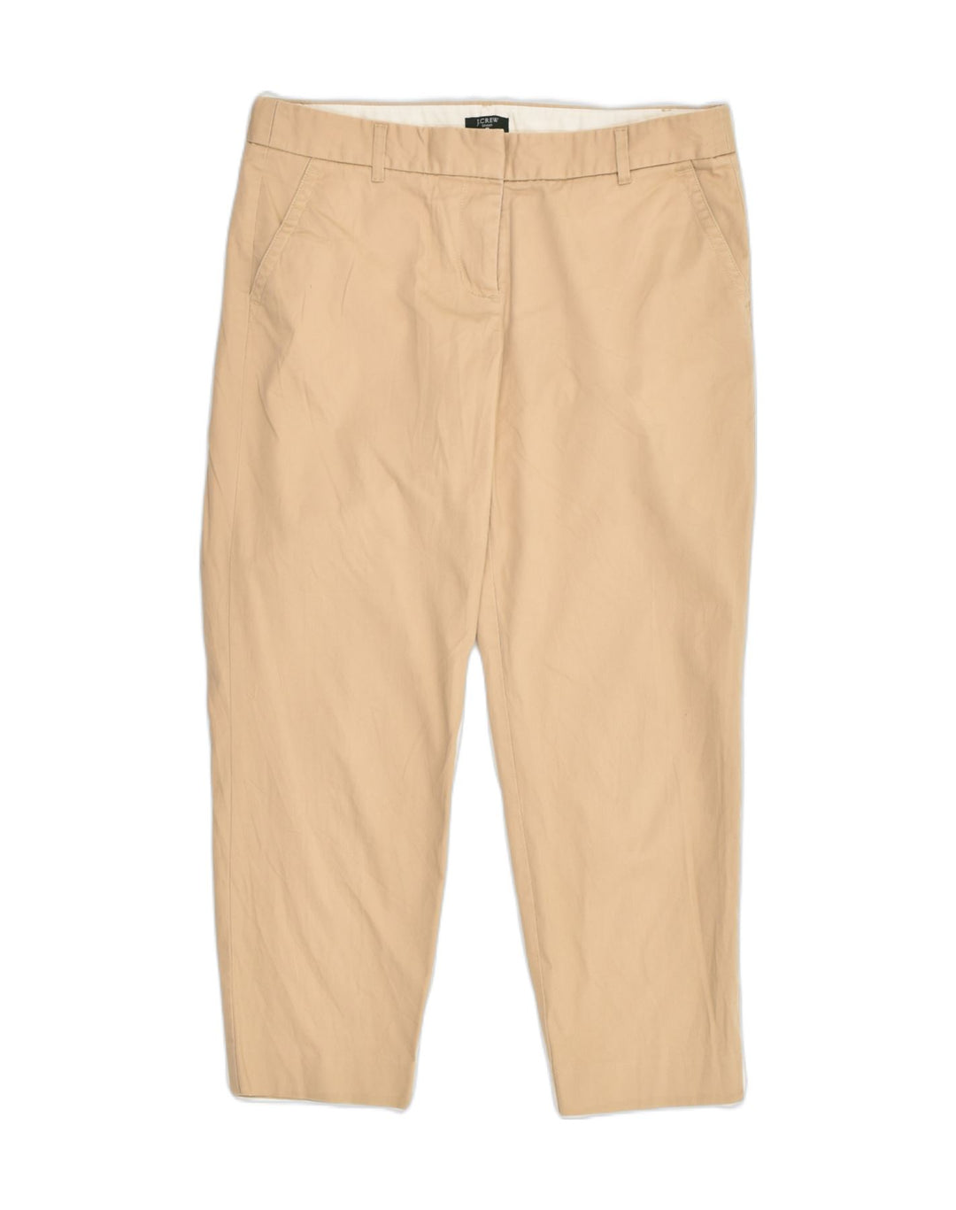 J. CREW Womens City Fit Slim Chino Trousers US 8 Medium W32 L24 Beige | Vintage J. Crew | Thrift | Second-Hand J. Crew | Used Clothing | Messina Hembry 