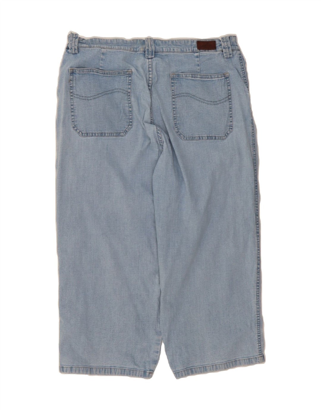LEE Womens High Rise Capri Jeans W34 L20 Blue Vintage Lee and Second-Hand Lee from Messina Hembry 