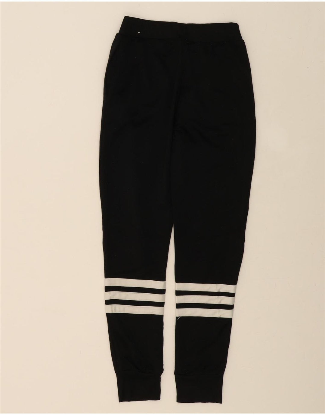 ADIDAS Boys Tracksuit Trousers Joggers 13-14 Years  Black Polyester Vintage Adidas and Second-Hand Adidas from Messina Hembry 