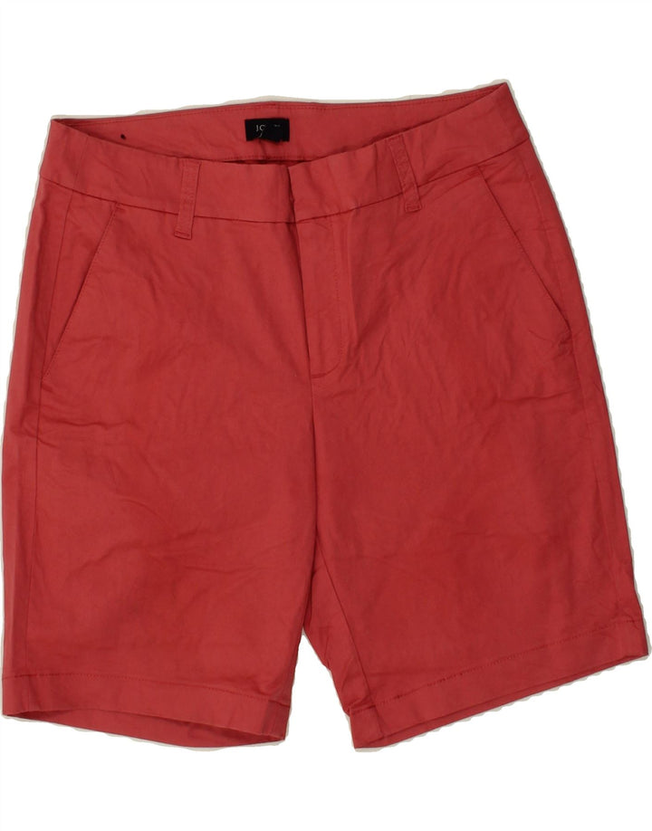 J. CREW Womens Chino Shorts US 6 Medium W30  Red Cotton Vintage J. Crew and Second-Hand J. Crew from Messina Hembry 