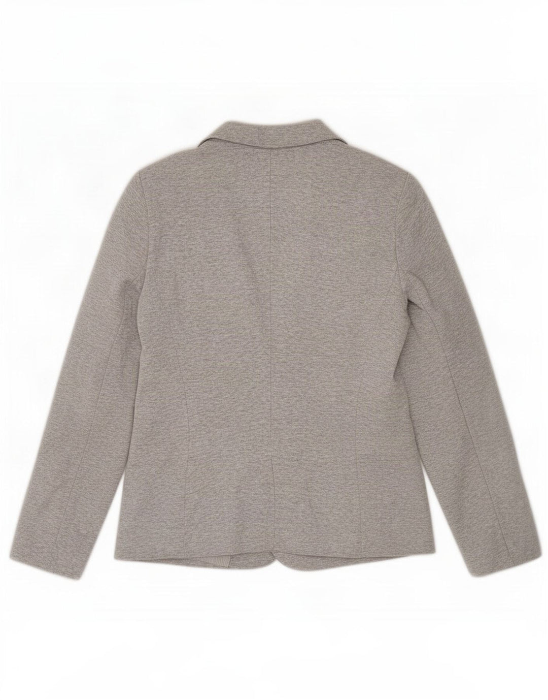 Zara Womens 1 Button Blazer Jacket UK 14 Large Grey Viscose