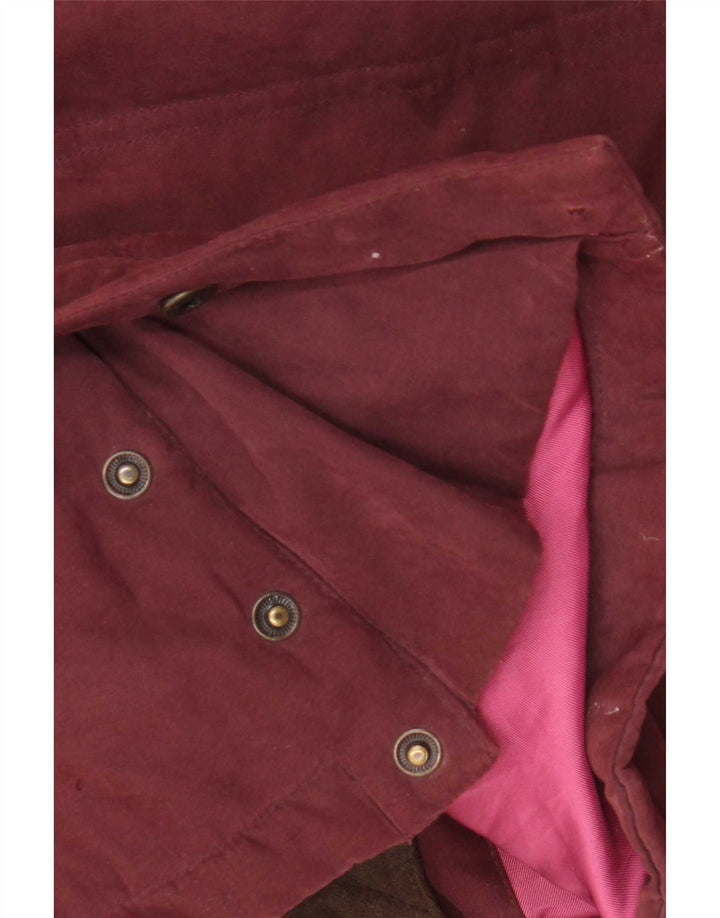 Musto Womens Oversized Padded Jacket UK 10 Small Maroon Polyester