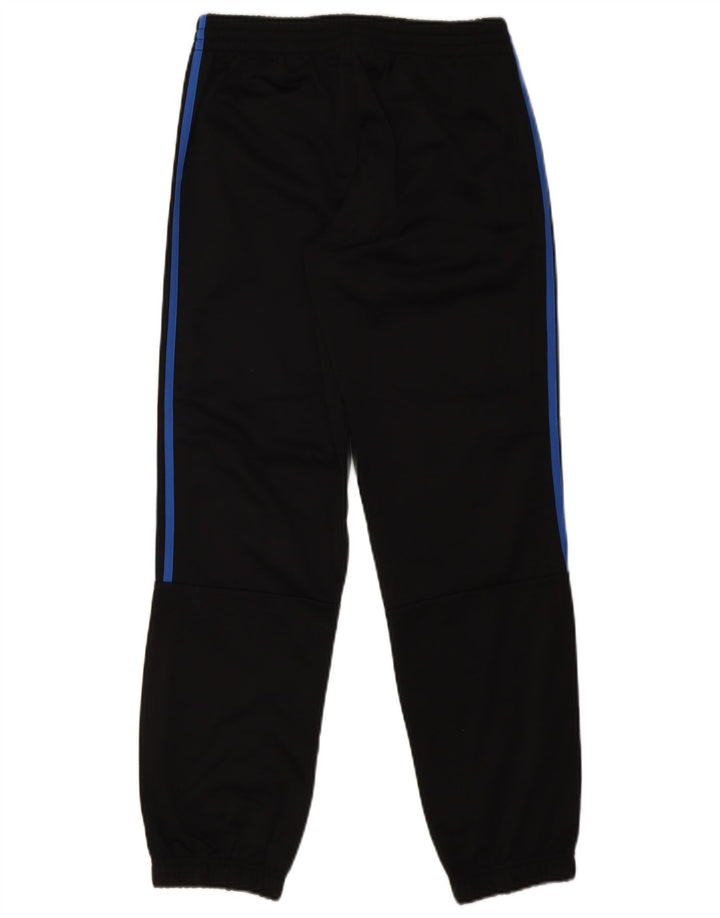 Adidas Boys Tracksuit Trousers Joggers 13-14 Years Black Polyester